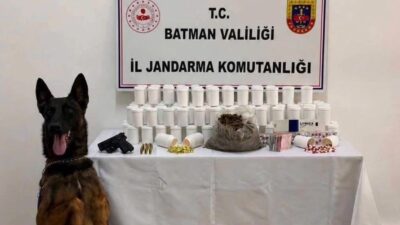 Batman İl Jandarma Komutanlığı ekipleri tarafından gerçekleştirilen operasyonda uyuşturucu ticareti