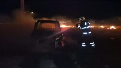 Batman ilinde, henüz belirlenemeyen bir sebepten ötürü boş bir arazide