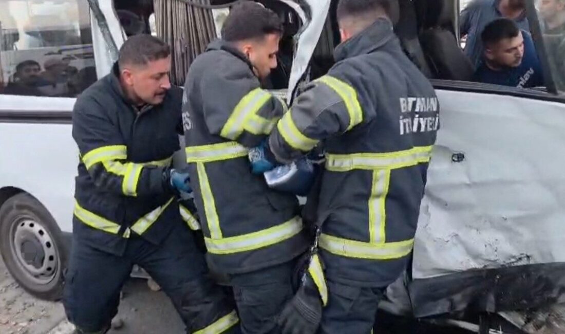 Batman’da meydana gelen trafik kazasında, Yeni Siirt Çevre Yolu girişinde