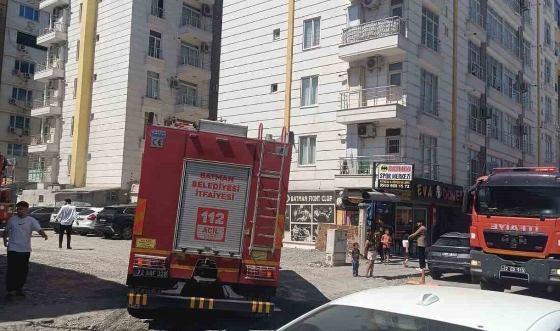 Batman’ın GAP Mahallesi’nde bulunan 7 katlı bir binanın zemin katında
