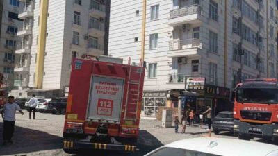 Batman’ın GAP Mahallesi’nde bulunan 7 katlı bir binanın zemin katında