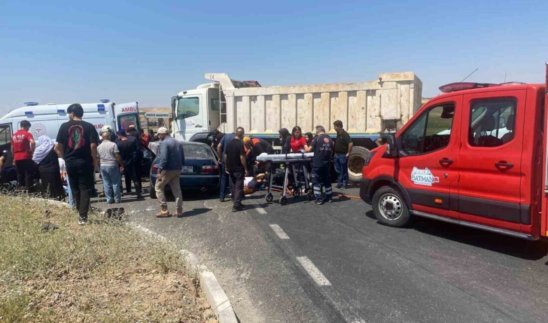 Batman-Diyarbakır karayolunun Sürücü Pisti Kavşağı’nda meydana gelen trafik kazasında bir