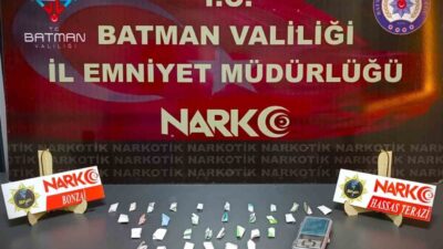 Batman’da uyuşturucu ticareti yapan kişilere ve aranan şüphelilere yönelik yapılan