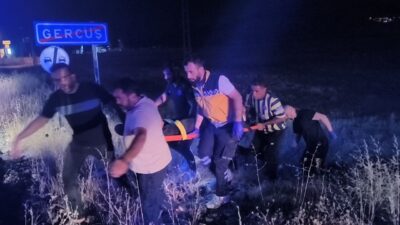 Batman’ın Gercüş ilçesinde meydana gelen trafik kazasında, kontrolden çıkan bir