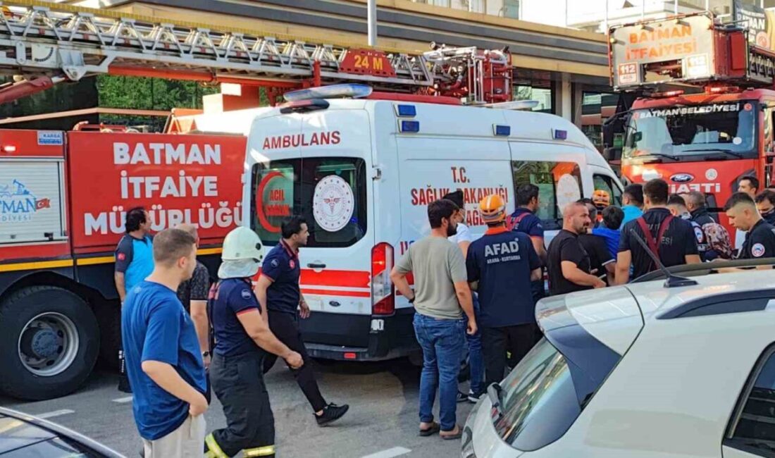 Batman’da meydana gelen yangında, Hazine ve Maliye Bakanı Mehmet Şimşek’in