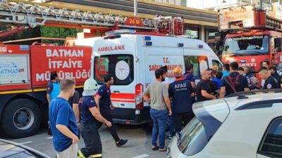 Batman’da meydana gelen yangında, Hazine ve Maliye Bakanı Mehmet Şimşek’in