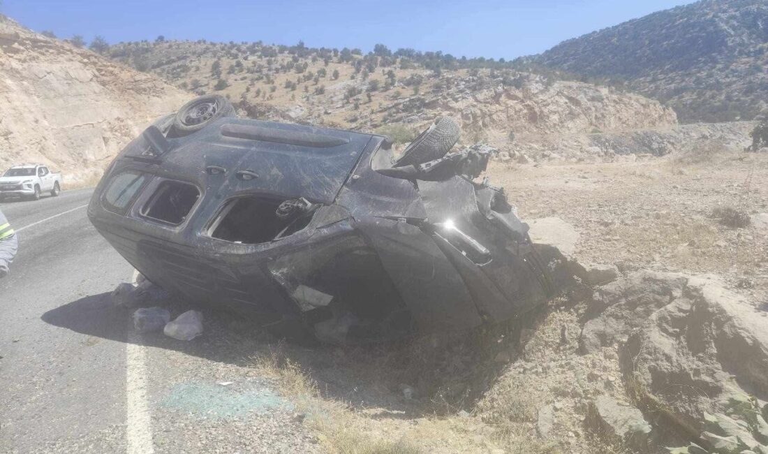 Batman’ın Gercüş ilçesine bağlı Becirman köyü yakınlarında meydana gelen trafik