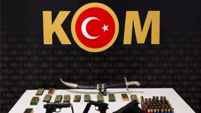 Bayburt’ta gerçekleştirilen kaçakçılık operasyonlarında 3 adet tabanca, bir tüfek, bir
