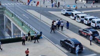 İstanbul’un Bayrampaşa ilçesinde bulunan Büyük İstanbul Otogarı’nda taksiciler arasında çıkan