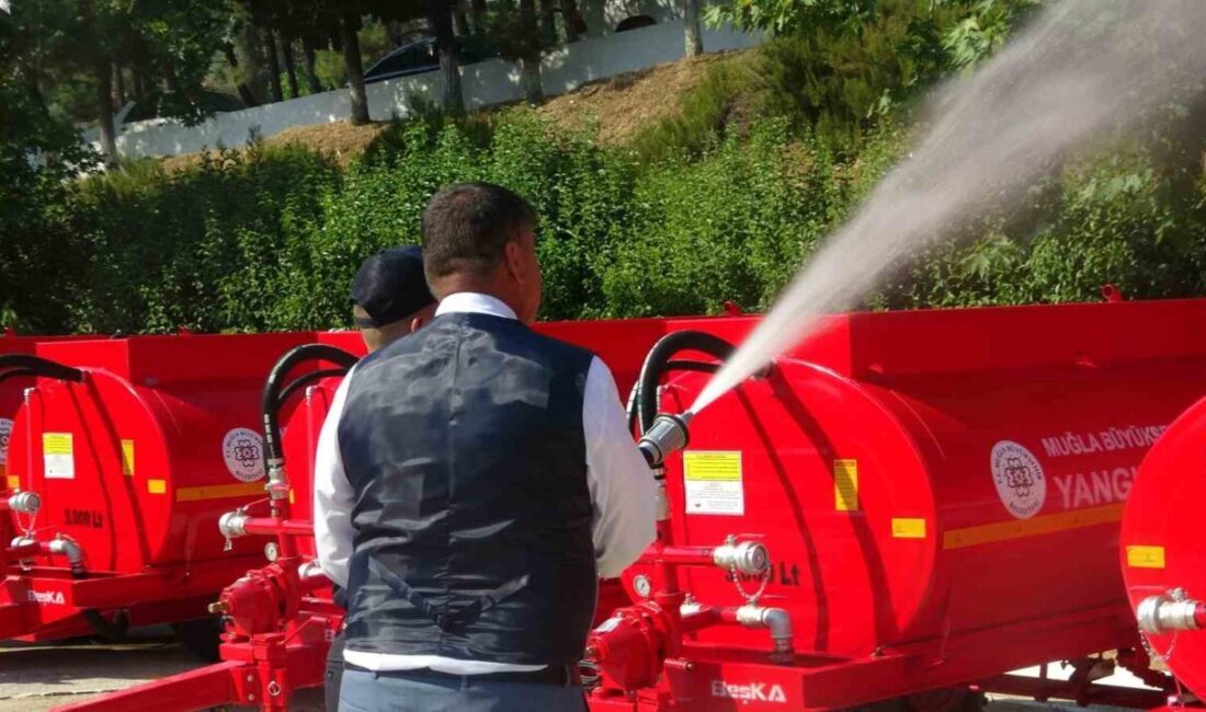 Muğla Büyükşehir Belediyesi, kırsal mahallelerde olası yangınlara hızlı ve etkili
