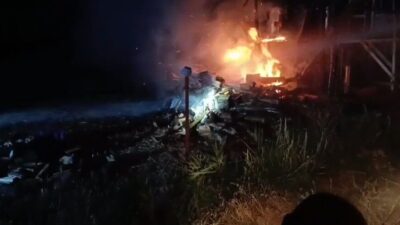 Beyşehir ilçesinde lavanta yağı çıkartma tesisinde çıkan yangın korku yarattı.