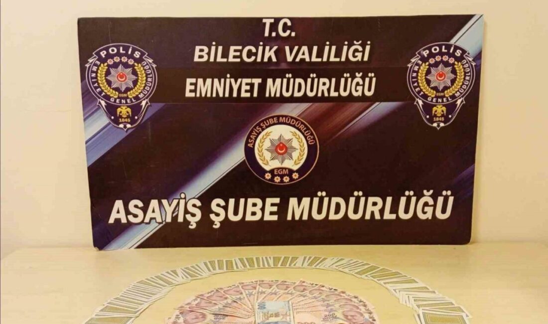 Bilecik İl Emniyet Müdürlüğü’nün yaptığı denetimler sonucunda, kumar oynayan 7