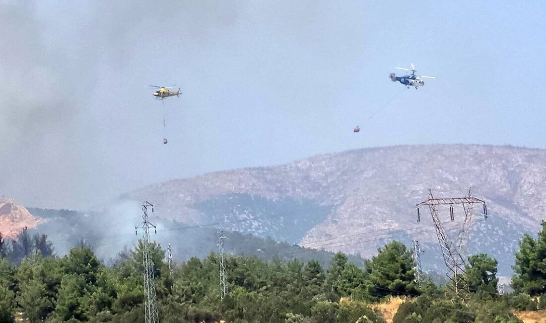 Bilecik’te Vezirhan Beldesi Mahan Mahallesinde bilinmeyen bir nedenden dolayı çıkan