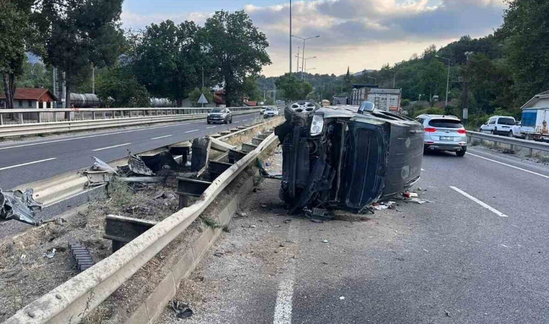 Bilecik’te meydana gelen trafik kazasında, bir otomobilin kontrolünü kaybederek yol