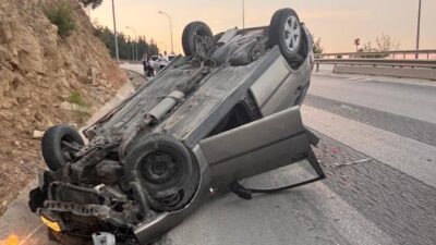 Bilecik ilinde meydana gelen trafik kazasında bir sürücü yaralandı, aracı