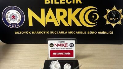 Bozüyük ilçesinde yapılan uyuşturucu operasyonunda bir kişi polis tarafından gözaltına