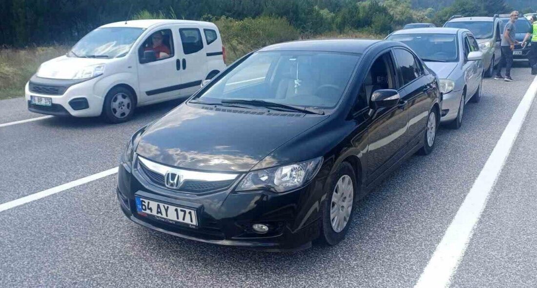 Bilecik’te meydana gelen zincirleme trafik kazasında şans eseri ne ölen