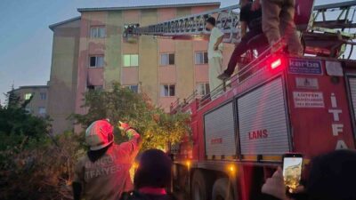 Bingöl ilinde bulunan bir apartman dairesinde meydana gelen yangın, mahalle