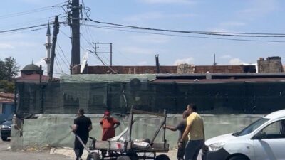 Çorlu ilçesinde meydana gelen bir trafik kazasında, at arabasının ani