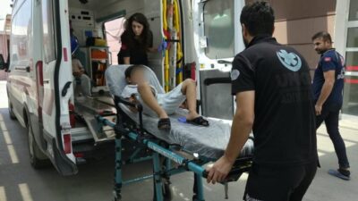 Adıyaman ilinde, İndere TOKİ konutları bölgesinde meydana gelen bir trafik
