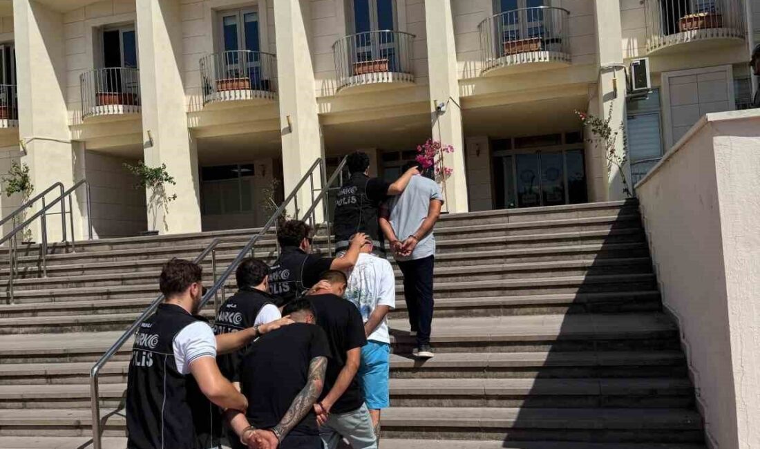 Bodrum’da uyuşturucu üretimi ve ticareti suçlarına yönelik gerçekleştirilen operasyonda yakalanan
