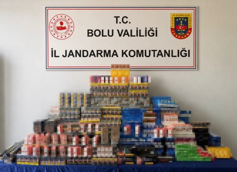 Bolu’da, jandarma ekiplerinin düzenlediği bir operasyonda, piyasa değeri yaklaşık 1