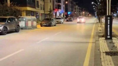Bolu’da, Kılıçarslan Mahallesi Muhsin Yazıcıoğlu Bulvarı’nda tehlikeli şekilde araç kullanan