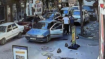 Bolu’da trafikte sinyal verme konusunda yaşanan anlaşmazlık sonucu ortaya çıkan