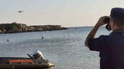 Bozcaada ilçesinde zıpkınla avlanmak için denize giren ve kaybolan Uğur