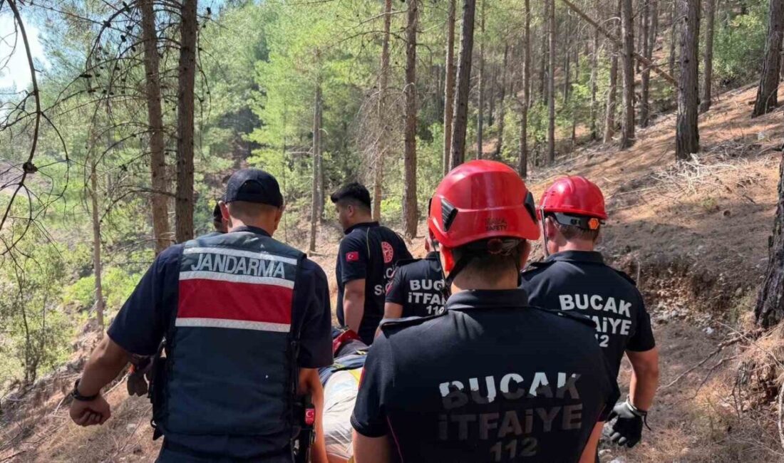 Bucak ilçesine bağlı Beşkonak köyünde bir vatandaş, sızgıla otu toplamak