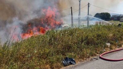 Balıkesir ilinin Burhaniye ilçesinde, Çanakkale-İzmir Karayolu boyunca meydana gelen ot