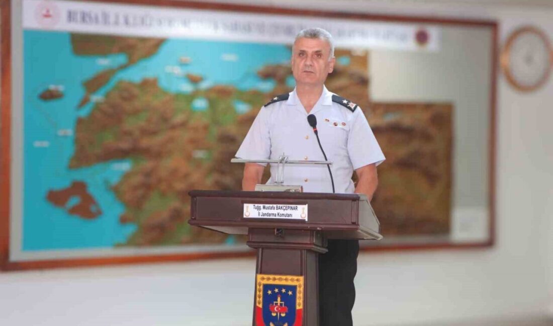 Bursa İl Jandarma Komutanlığı’nda görev yapan personelin rütbelerinin yükseltilmesi sebebiyle