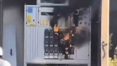 Bursa’da bir trafoda meydana gelen yangın, itfaiye ekiplerinin müdahalesiyle kontrol