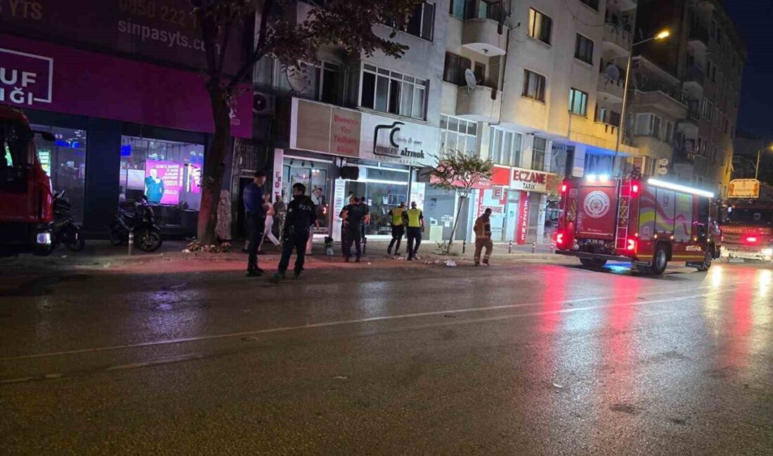 İnegöl ilçesindeki bir apartmanın zemin katındaki geri dönüşüm deposunda çıkan