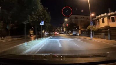 Dün gece İstanbul Büyükçekmece semalarında yaşanan bir olayı, bir araç