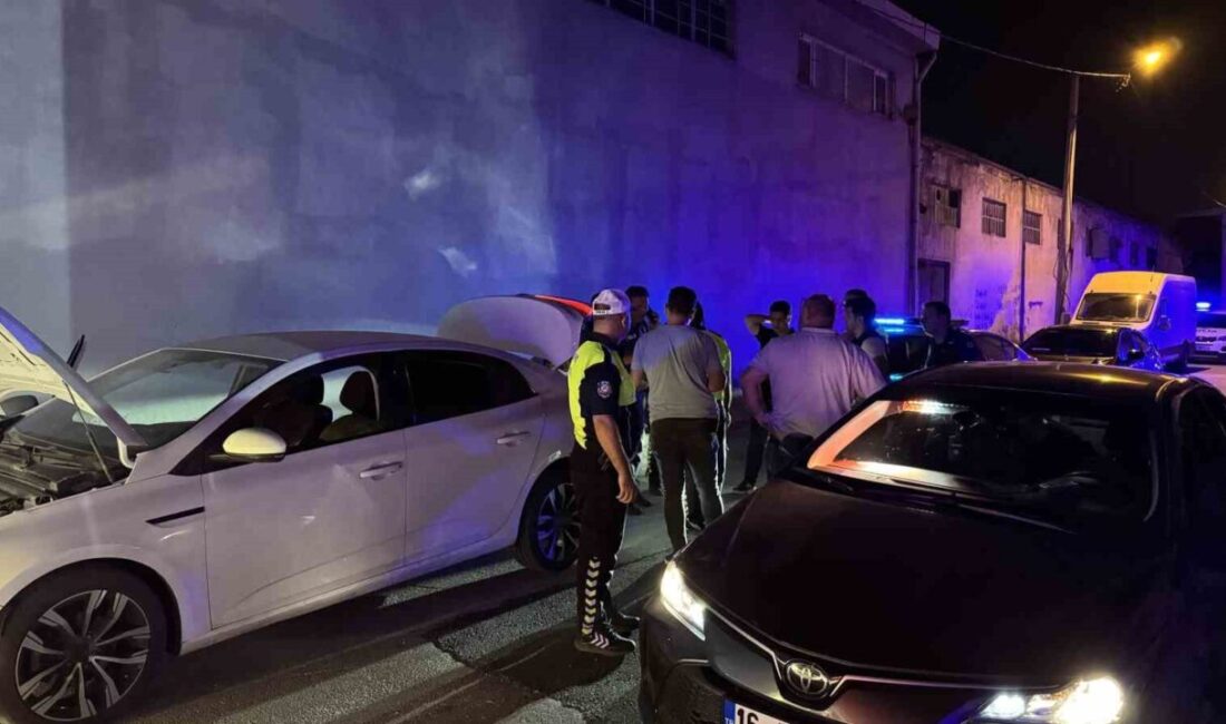 Bursa’da, Plaka Tanıma Sistemi (PTS) tarafından tespit edilen çalıntı bir