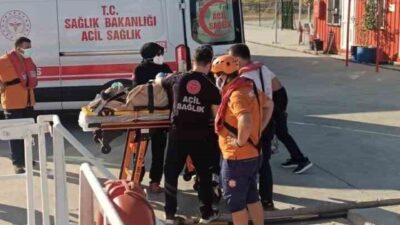 Çanakkale Boğazı’nda Filipinler vatandaşı olan bir personel, kalp krizi geçirdiği