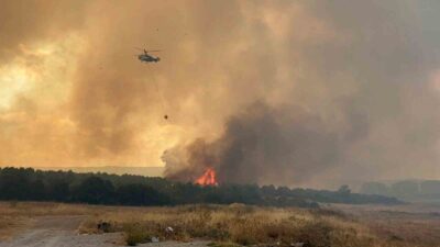 Çanakkale’de, beklenen olumsuz hava koşulları nedeniyle yangın riskini en aza