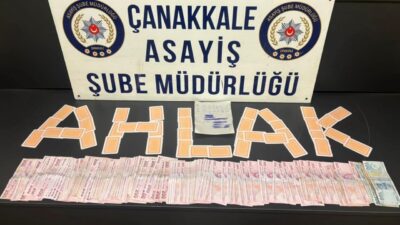 Çanakkale’de son günlerde yapılan uygulama ve denetimler sonucunda, aranan çeşitli