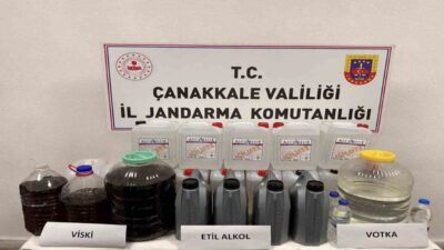 Çanakkale’de, jandarma ekipleri tarafından Bayramiç ve Biga ilçelerinde düzenlenen operasyonda