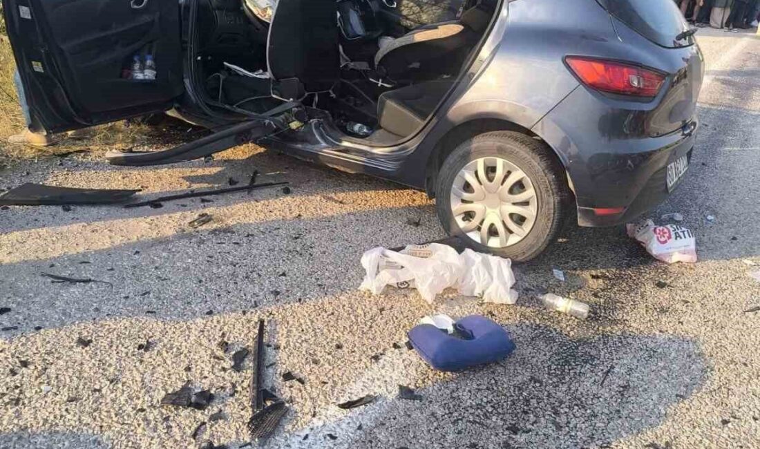 Çankırı’da meydana gelen trafik kazasında, iki aracın çarpışması sonucunda 1
