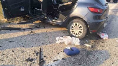 Çankırı’da meydana gelen trafik kazasında, iki aracın çarpışması sonucunda 1