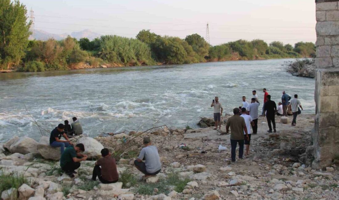 Adana’da, Ceyhan Nehri’nde serinlemek için suya giren 2 çocuk akıntıya
