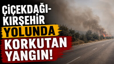 Çiçekdağı-Kırşehir karayolu üzerinde bulunan mandıralar bölgesinde henüz belirlenemeyen bir nedenle