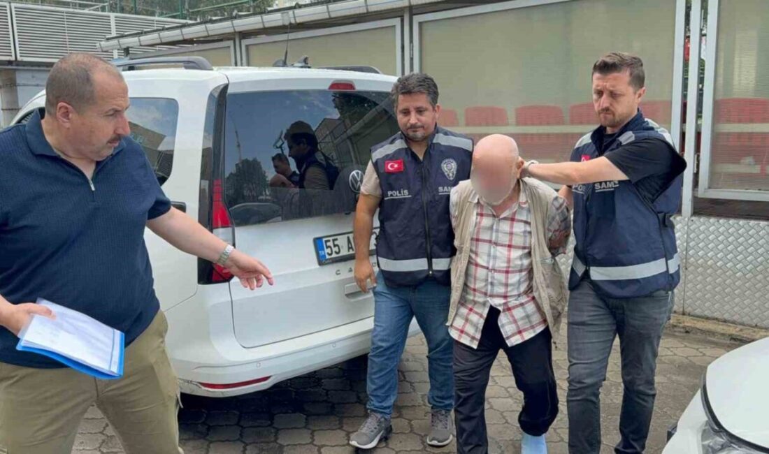 85 yaşındaki bir şüpheli, Samsun’un Canik ilçesindeki Gaziosmanpaşa Mahallesi’nde cami