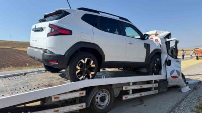 Çorum’un Alaca ilçesine bağlı Koçhisar köyü mevkiinde trafik kazası meydana