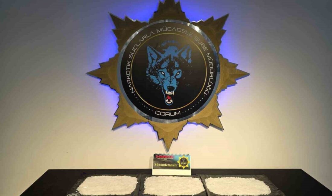Çorum’da, polis ekipleri tarafından düzenlenen uyuşturucu operasyonunda 5 şüpheli gözaltına