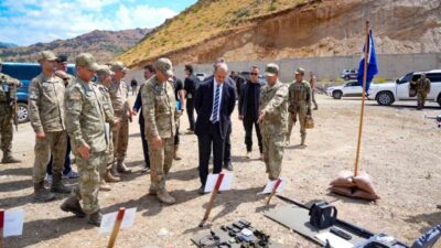 Hakkâri Valisi İbrahim Taşyapan, Çukurca ilçesinde devam eden mayın temizleme