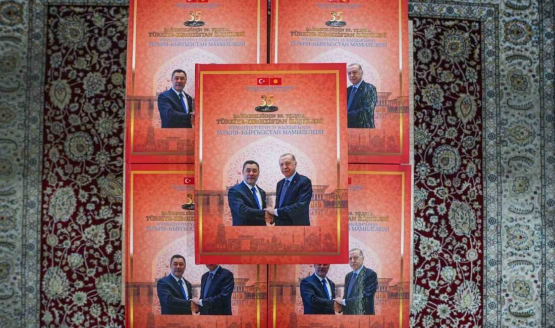 Türkiye Cumhurbaşkanı Recep Tayyip Erdoğan, özel olarak hazırlanan ve Türkiye-Kırgızistan