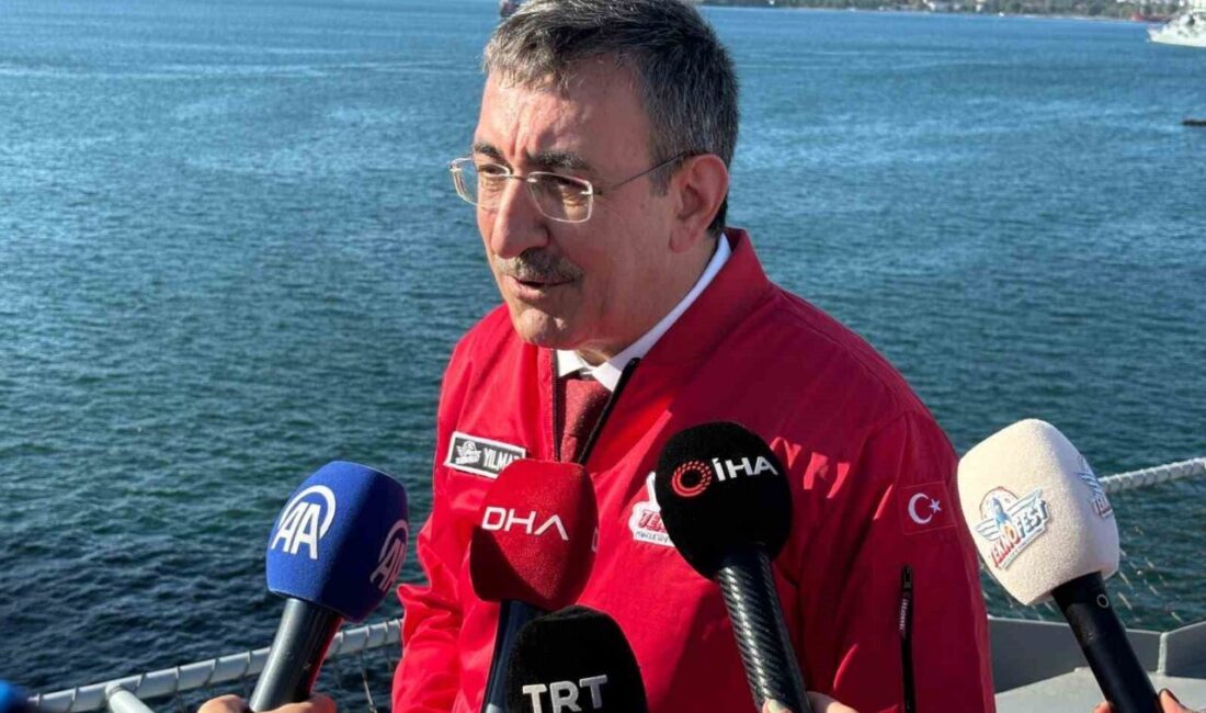Cumhurbaşkanı Yardımcısı Cevdet Yılmaz, Kocaeli’de düzenlenen TEKNOFEST Mavi Vatan etkinliğinde